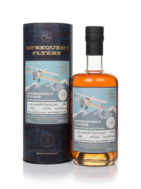 Miltonduff 12 Year Old 2009 (cask 6342) - Infrequent Flyers (Alistair Walker)