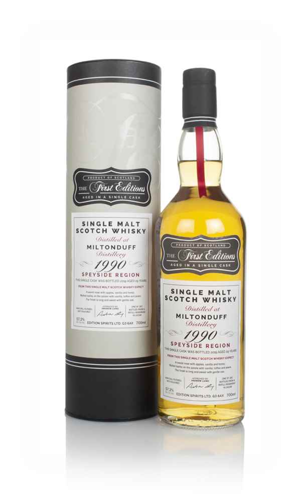 Miltonduff 29 Year Old 1990 (cask 16248) - The First Editions (Hunter Laing)