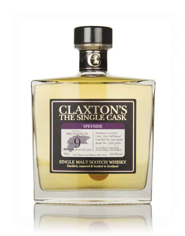 Miltonduff 9 Year Old 2008 (cask 1842-700990) - Claxton's