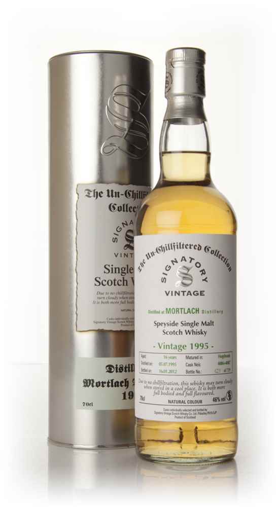 Mortlach 16 Year Old 1995 - Un-Chillfiltered (Signatory)