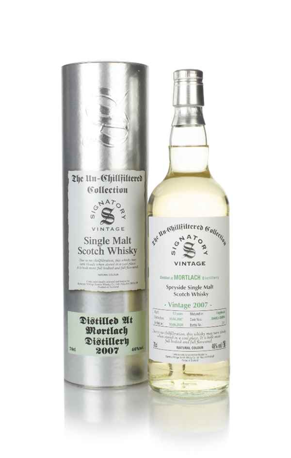 Mortlach 13 Year Old 2007 (casks 304882 & 304894) - Un-Chillfiltered Collection (Signatory)