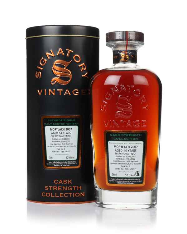 Mortlach 14 Year Old 2007 (cask 6) - Cask Strength Collection (Signatory)