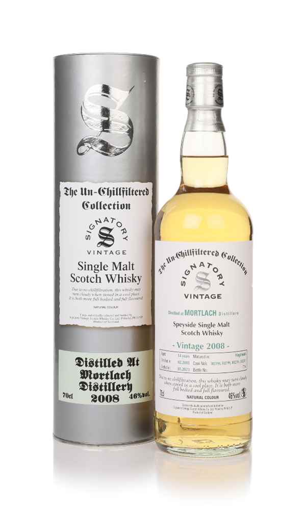 Mortlach 14 Year Old 2008 (casks 302198, 302199, 302210 & 302218) - Un-Chillfiltered Collection (Signatory)