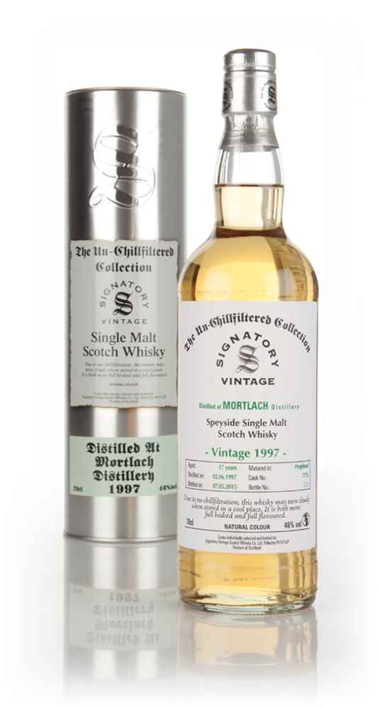 Mortlach 17 Year Old 1997 (cask 7176) - Un-Chillfiltered Collection (Signatory)
