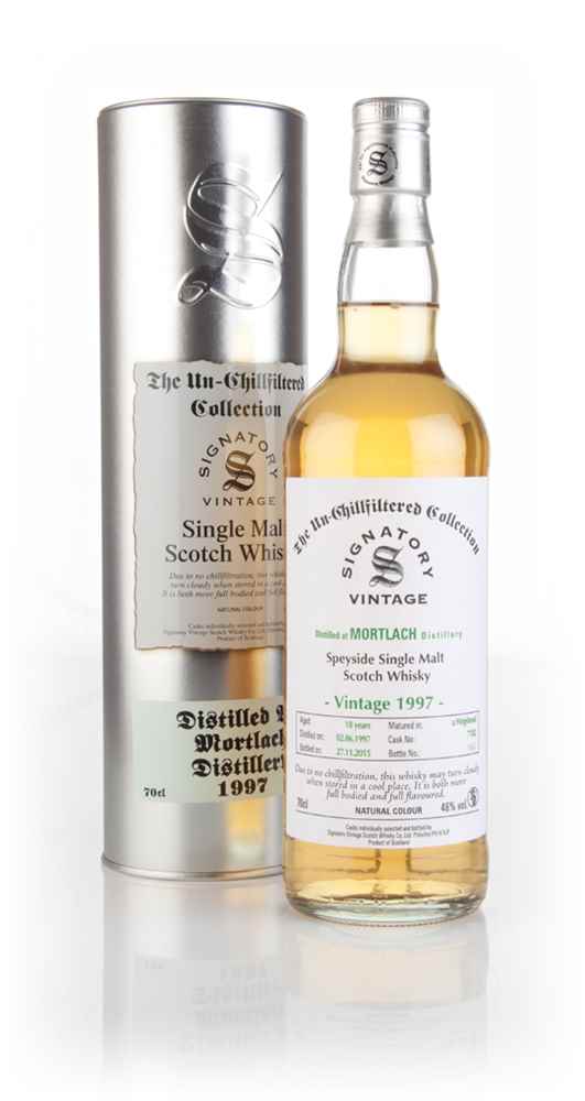 Mortlach 18 Year Old 1997 (cask 7182) - Un-Chillfiltered Collection (Signatory)