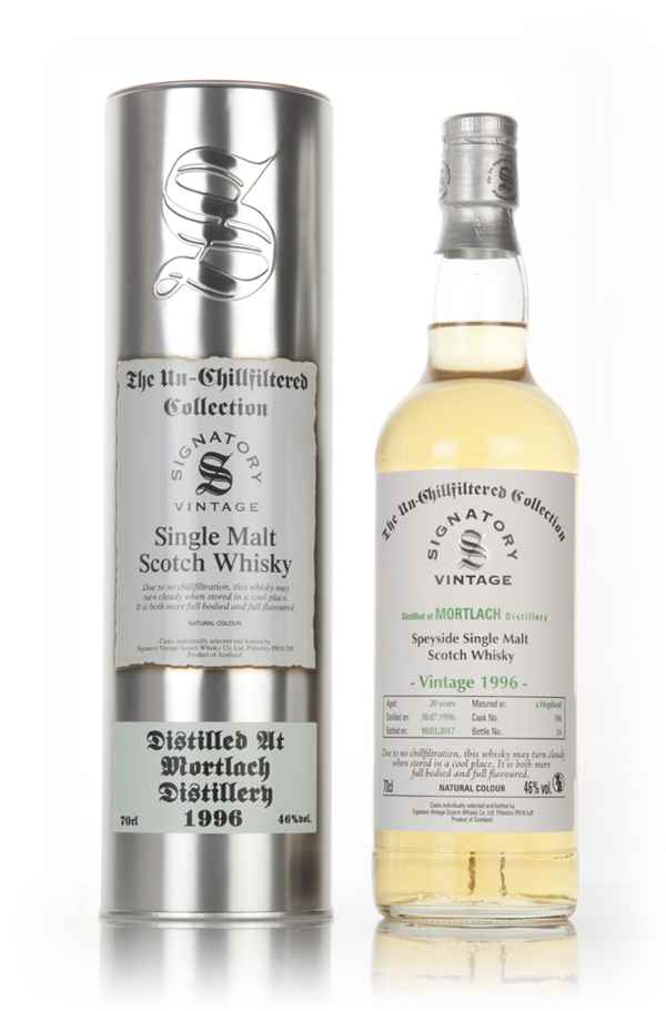 Mortlach 20 Year Old 1996 (cask 186) - Un-Chillfiltered Collection (Signatory)