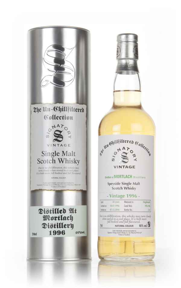 Mortlach 20 Year Old 1996 (casks 195 & 196) - Un-Chillfiltered Collection (Signatory)