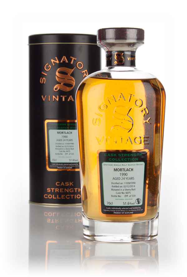 Mortlach 24 Year Old 1990 (cask 6075) - Cask Strength Collection (Signatory)