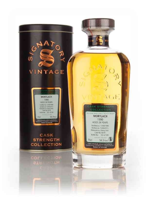 Mortlach 24 Year Old 1990 (cask 6079) - Cask Strength Collection (Signatory)