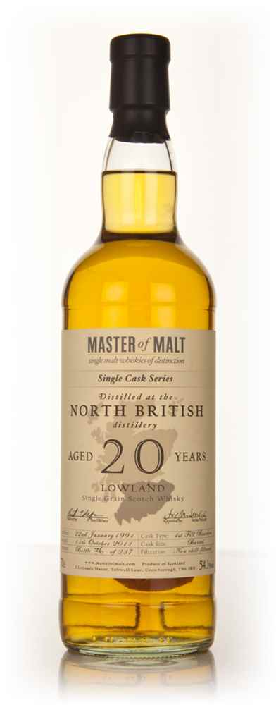 North British 20 Year Old 1991 Cask 3228 - Single Cask (Master of Malt)