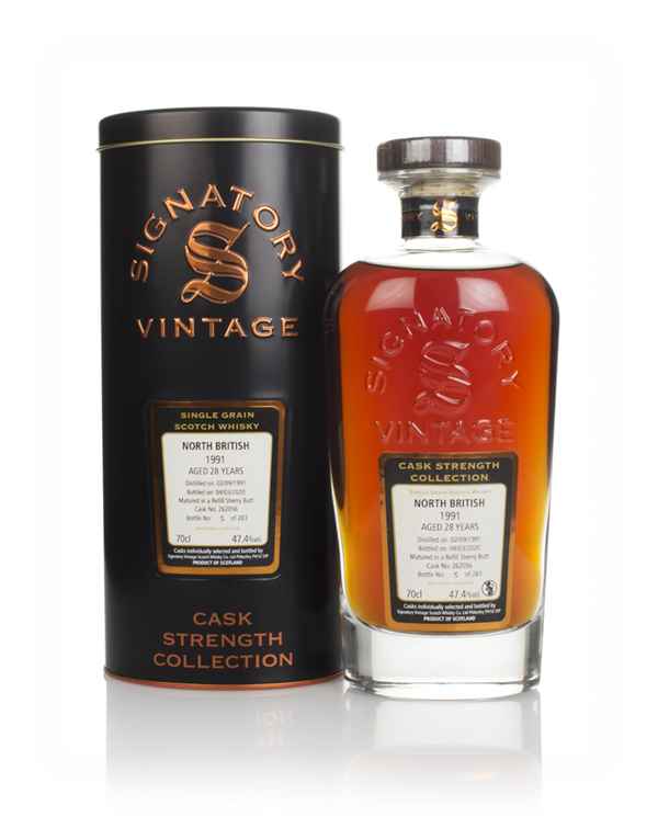 North British 28 Year Old 1991 (cask 262056) - Cask Strength Collection (Signatory)