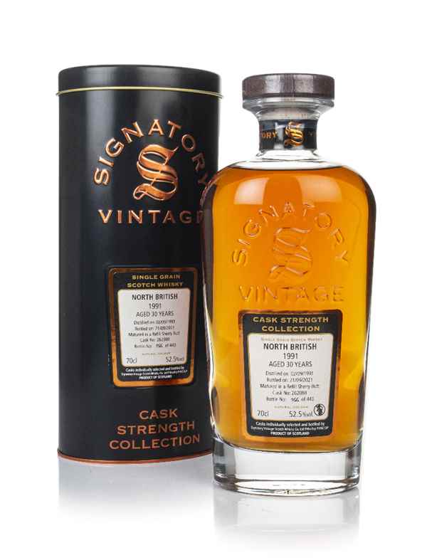 North British 30 Year Old 1991 (cask 262088) - Cask Strength Collection (Signatory)
