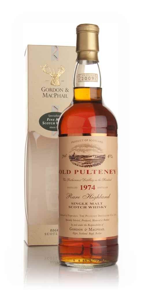 Old Pulteney 1974 (Gordon and MacPhail)