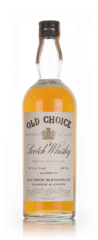 Old Choice Blended De Luxe Scotch Whisky - 1970s