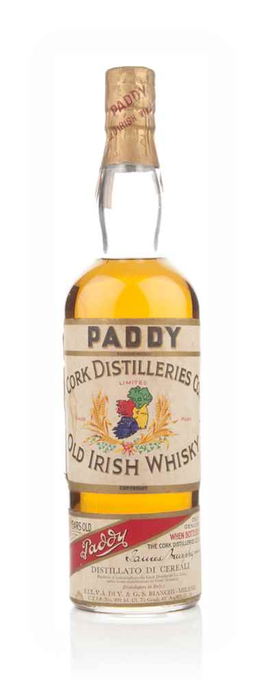 Paddy Irish Whisky 10 Year Old (Cork Distilleries Co.) - 1960s