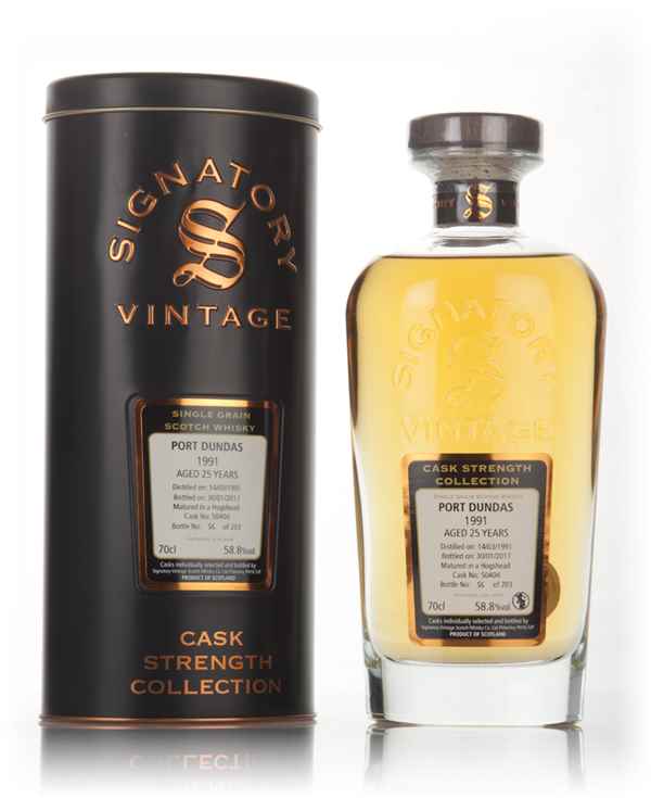 Port Dundas 25 Year Old 1991 (cask 50404) - Cask Strength Collection (Signatory)