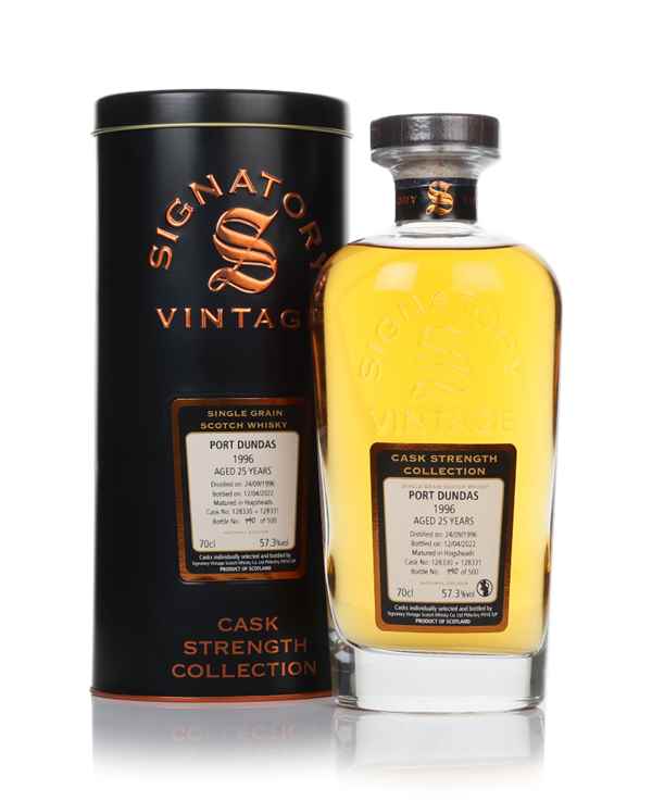 Port Dundas 25 Year Old 1996 (casks 128330 & 128331) - Cask Strength Collection (Signatory)