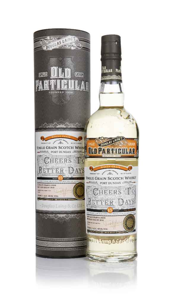 Port Dundas "Cheers To Better Days" 15 Year Old 2006 (cask 15316) - Old Particular (Douglas Laing)