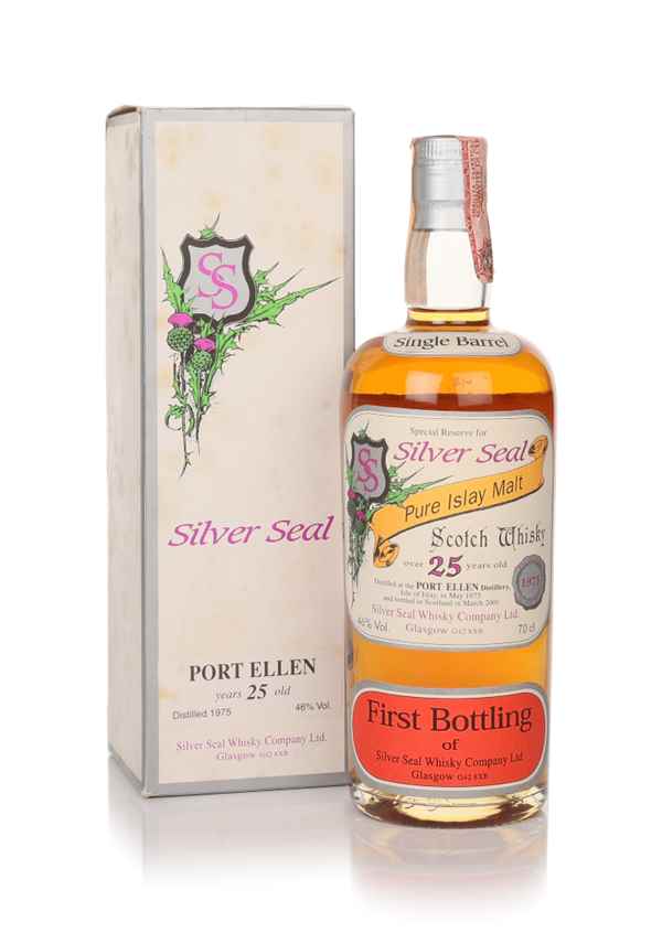 Port Ellen 25 Year Old 1975 - First Bottling (Silver Seal)