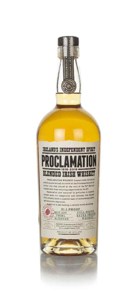 Proclamation Blended Irish Whiskey