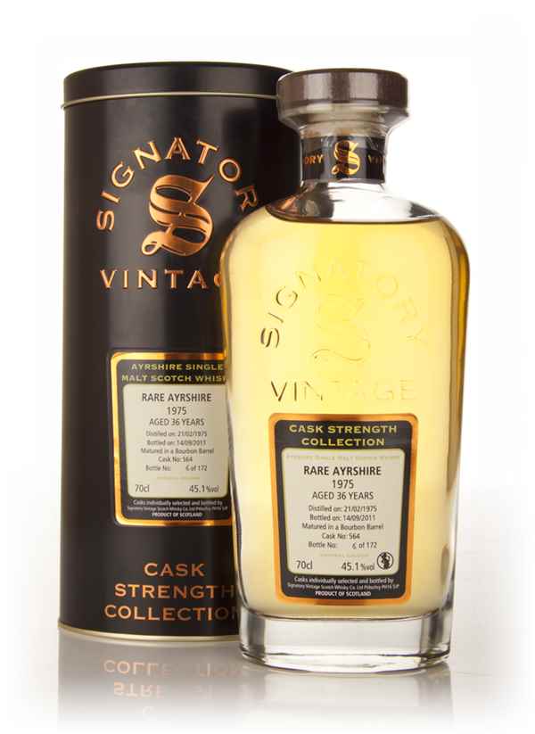 Rare Ayrshire 36 Year Old 1975 Cask 564 - Cask Strength Collection (Signatory)