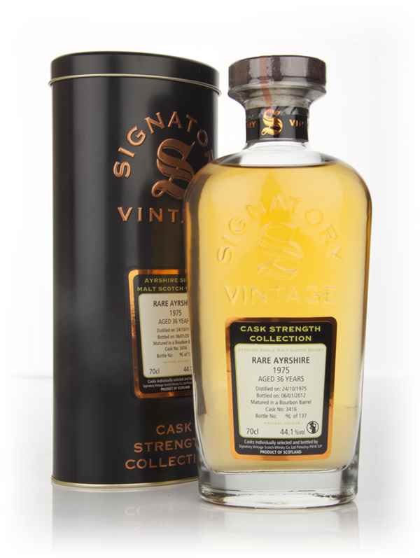 Rare Ayrshire 36 Year Old 1975 - Cask Strength Collection (Signatory)