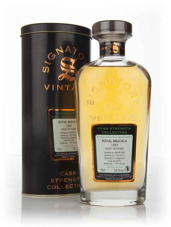 Royal Brackla 18 Year Old 1993 - Cask Strength Collection (Signatory)