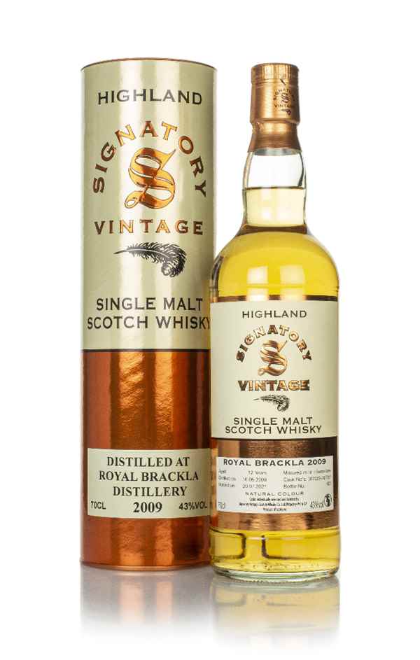 Royal Brackla 12 Year Old 2009 (casks 307025 & 307027) - Signatory