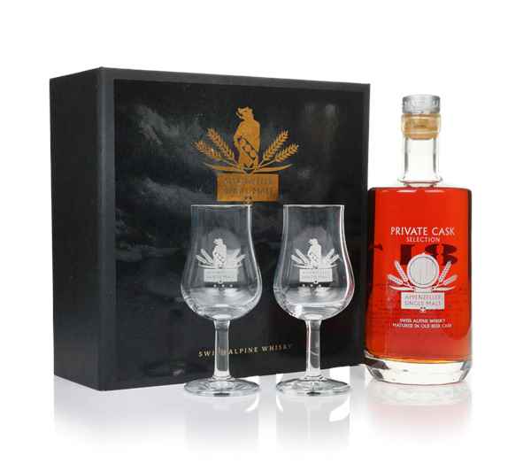 Säntis 17 Year Old 2003 (cask 13) with 2x Glasses
