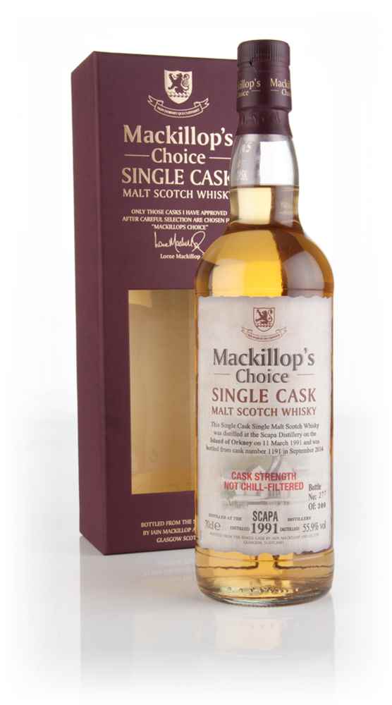 Scapa 23 Year Old 1991 (cask 1191) - Mackillop's Choice