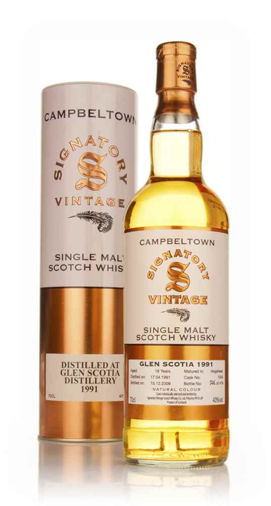 Glen Scotia 18 Year Old 1991 (Signatory)