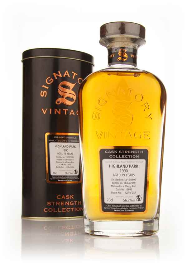 Highland Park 19 Year Old 1990 Cask 15695 - Cask Strength Collection (Signatory)