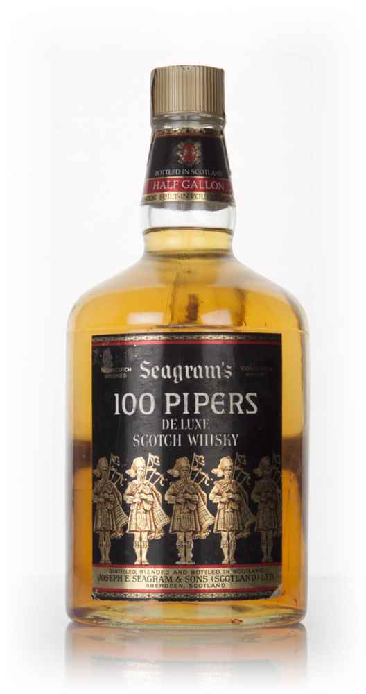 Seagram S 100 Pipers 2 27l 1960s Whisky Master Of Malt