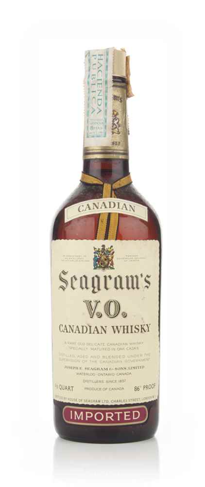 Seagram’s V.O. 6 Year Old Canadian Whisky - 1973
