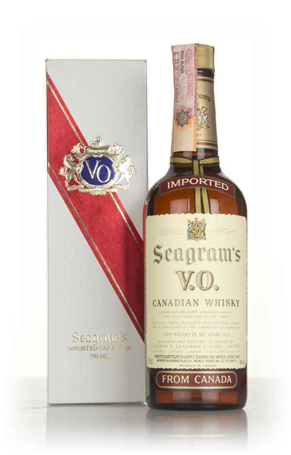 Seagram's V.O. 6 Year Old Canadian Whisky (Boxed) - 1980