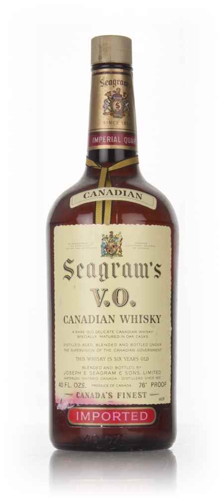 Seagram’s V.O. 6 Year Old Canadian Whisky - 1969