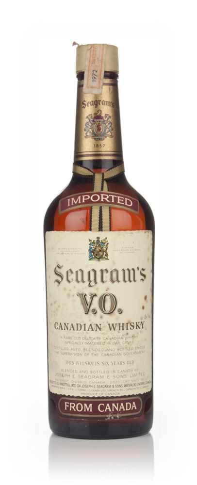 Seagram’s V.O. 6 Year Old Canadian Whisky - 1972