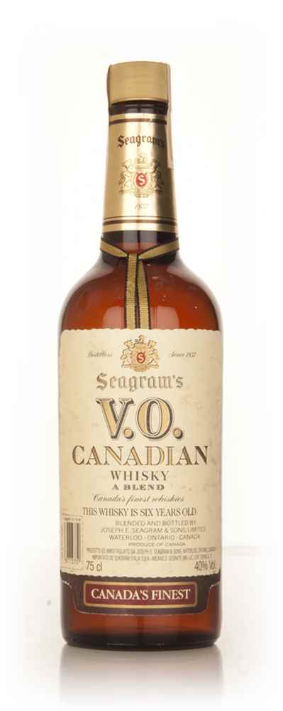 Seagram’s V.O. 6 Year Old Canadian Whisky - 1979