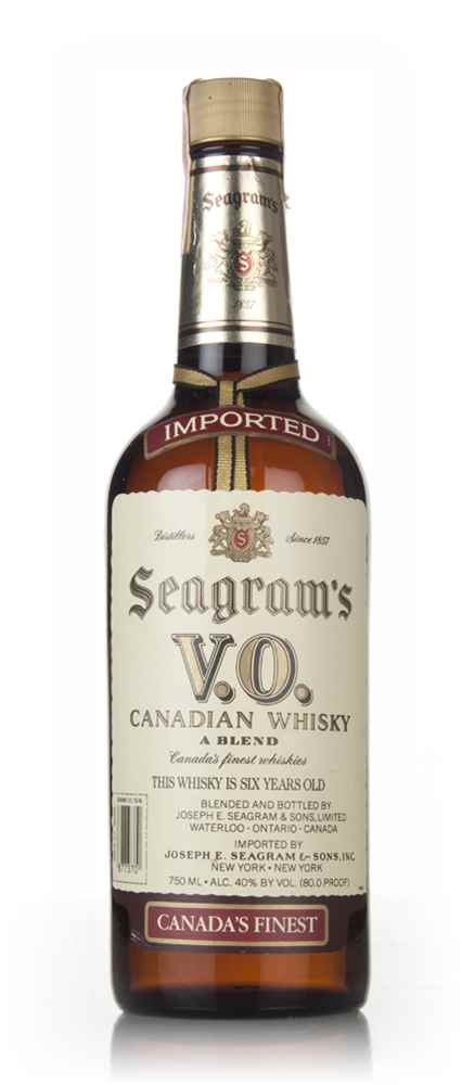 Seagram's V.O. 6 Year Old Canadian Whisky - 1986