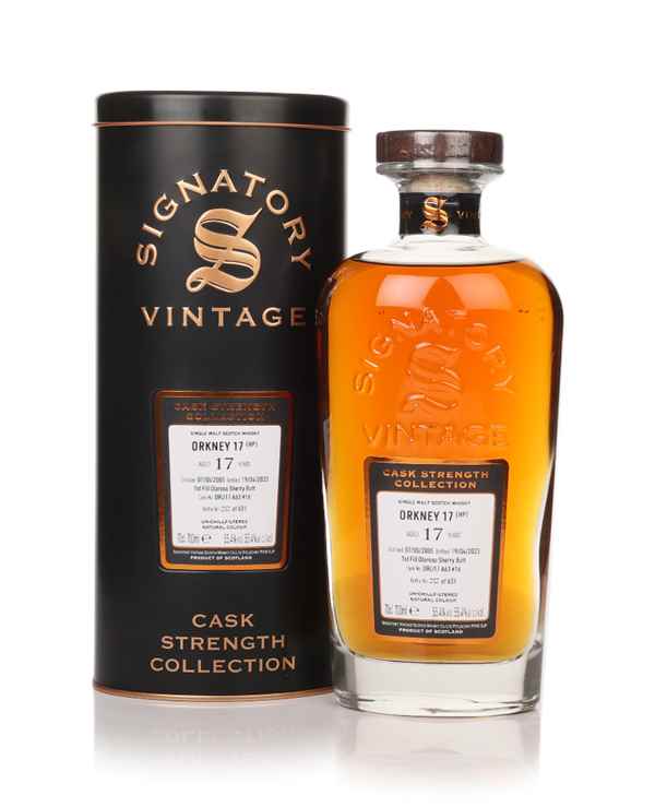 Secret Orkney 17 Year Old 2005 (cask DRU17/A63 #16) - Cask Strength Collection (Signatory)