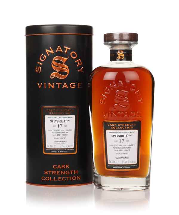 Secret Speyside 17 Year Old 2005 (cask DRU 17/A106 #18) - Cask Strength Collection (Signatory)