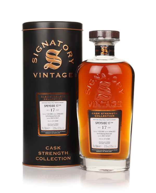 Secret Speyside 17 Year Old 2005 (cask DRU 17/A106 #1) - Cask Strength Collection (Signatory)