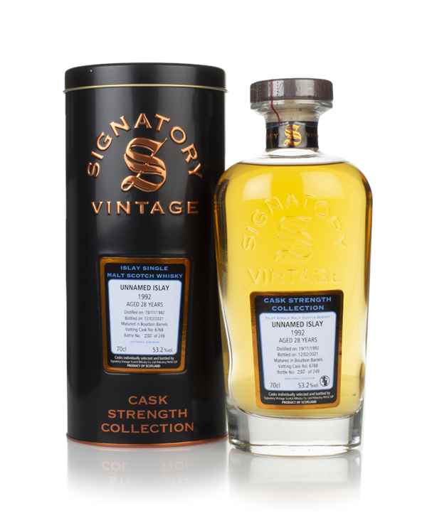 Unnamed Islay 28 Year Old 1992 (cask 6768) - Cask Strength Collection (Signatory)