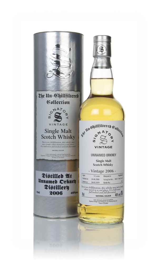 Unnamed Orkney 12 Year Old 2006 (casks 17/A62 11 & 12) - Un-Chillfiltered Collection (Signatory)