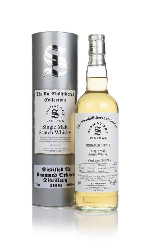 Unnamed Orkney 12 Year Old 2009 (casks 17/A67 3 & 4) - Un-Chillfiltered Collection (Signatory)
