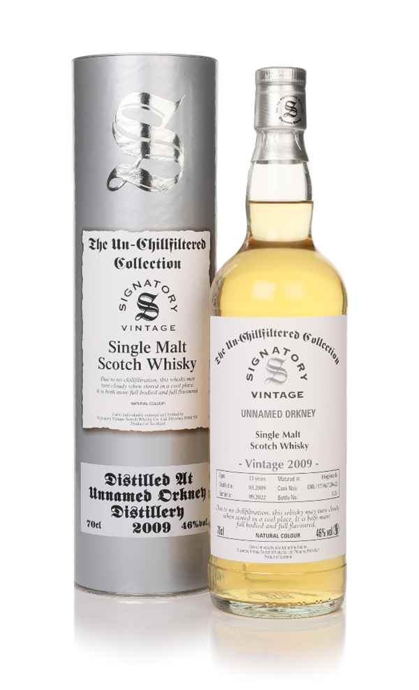 Unnamed Orkney 13 Year Old 2009 (casks DRU 17/A67 20+22) - Un-Chillfiltered Collection (Signatory)