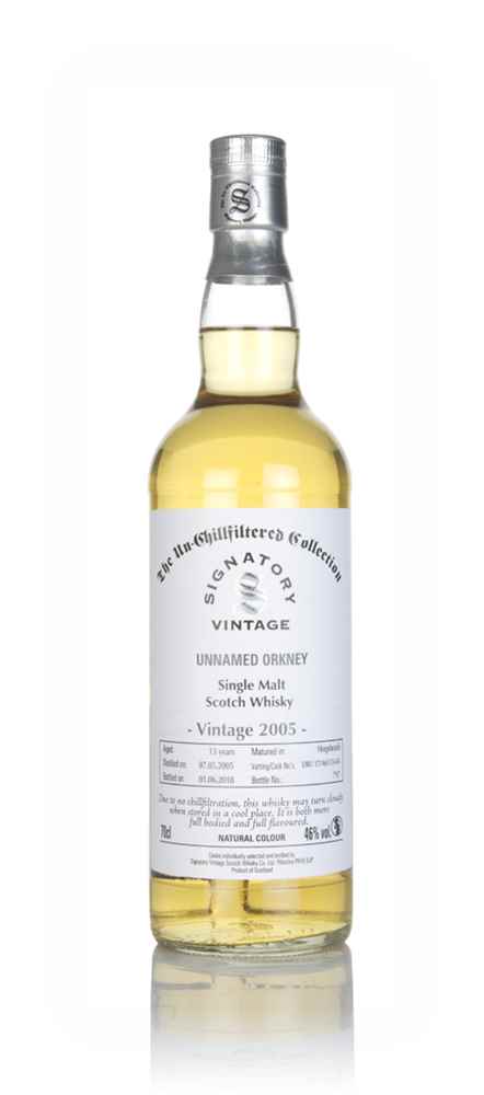 Unnamed Orkney 13 Year Old 2005 (casks 17/A63 53 & 54) - Un-Chillfiltered Collection (Signatory)
