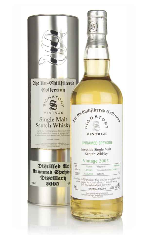 Unnamed Speyside 12 Year Old 2005 - Un-Chillfiltered Collection (Signatory)