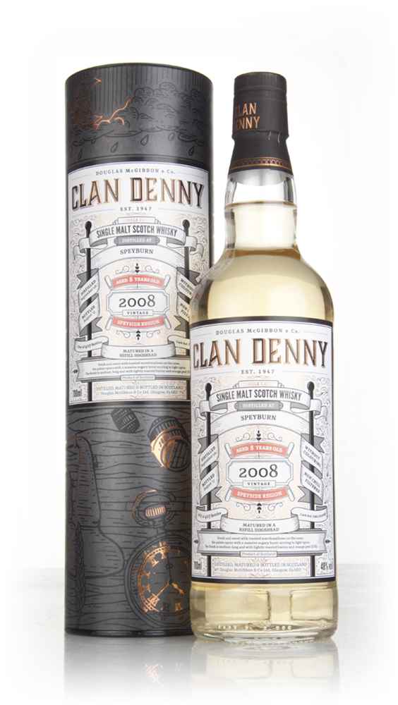 Speyburn 8 Year Old 2008 (cask 12068) - Clan Denny (Douglas Laing)