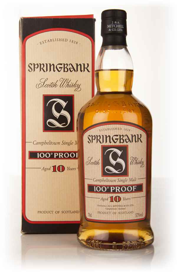 Springbank 10 Year Old 100 Proof - Early 2000s